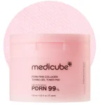 Medicube – Pads Toner Gel au Collagène Rose et PDRN